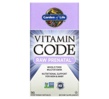 Garden of Life Витаминный код дородовые капсулы 90 растительных капсул