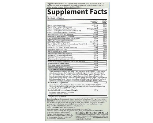 Garden of Life Vitamin Code для мужчин от 50-ти лет и старше 240 растительных капсул UltraZorbe Garden of Life Vitamin Code для мужчин от 50-ти лет и старше 240 растительных капсул UltraZorbe