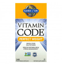 Garden of Life Vitamin Code идеальный вес 240 растительных капсул UltraZorbe