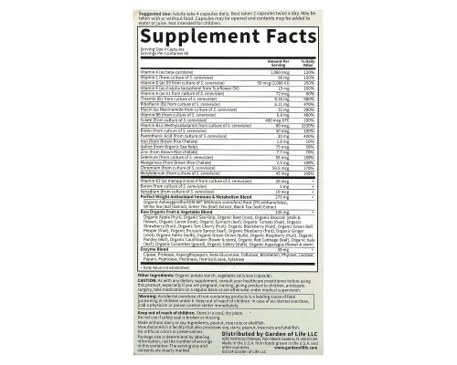 Garden of Life Vitamin Code идеальный вес 240 растительных капсул UltraZorbe