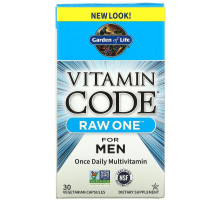 Garden of Life, Vitamin Code, Raw One For Men Once Daily Multivitamin, 30 Vegetarian Capsules