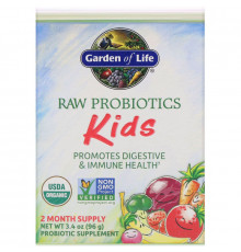 Garden of Life Сырые пробиотики для детей 34 унции (96 г) (Ice)