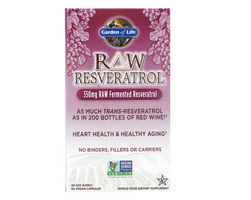 Garden of Life, RAW Resveratrol, 60 Veggie Caps Garden of Life, RAW Resveratrol, 60 Veggie Caps
