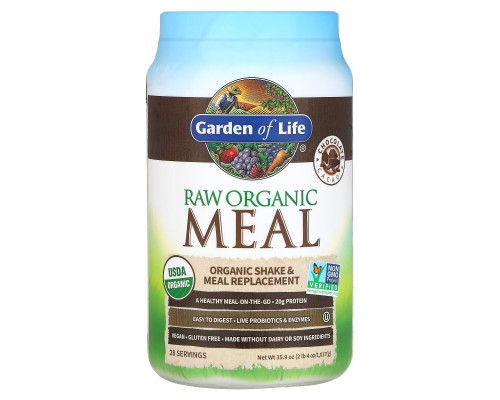 Garden of Life Натуральный заменитель пищи из необработанной продукции вкус шоколада и какао 2.7 фунтов (1.2 кг)