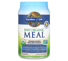 Garden of Life Raw Meal органическая формула – заменитель пищи со вкусом ванили 25 фунта (11 кг)