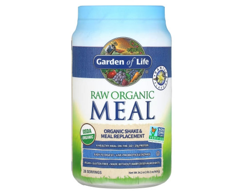 Garden of Life Raw Meal органическая формула – заменитель пищи со вкусом ванили 25 фунта (11 кг) Garden of Life Raw Meal органическая формула – заменитель пищи со вкусом ванили 25 фунта (11 кг)