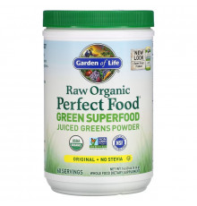 Garden of Life Свежее органическое зеленое суперпитание Perfect Food 17 унций (481 г)