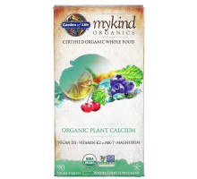 Garden of Life, My Kind Organics, Organic Plant Calcium, 90 Vegan Tablets