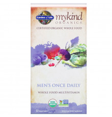 Garden of Life KIND Organics Men's Once Daily 60 веганских таблеток