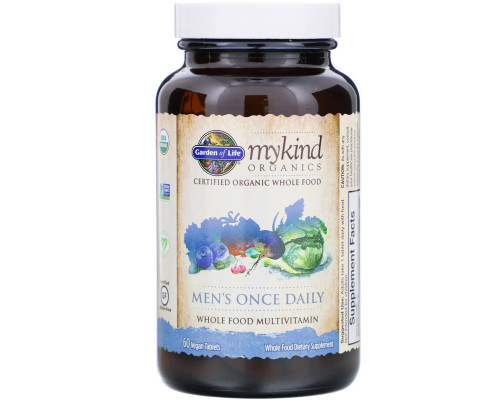 Garden of Life KIND Organics Men's Once Daily 60 веганских таблеток Garden of Life KIND Organics Men's Once Daily 60 веганских таблеток