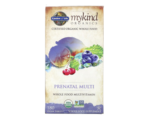 Garden of Life KIND Organics Prenatal Multi 180 веганских таблеток Garden of Life KIND Organics Prenatal Multi 180 веганских таблеток