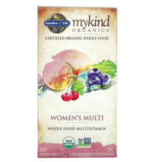 Витаминно-минеральные комплексы Organics, Women's Multi, 60 Vegan Tablets