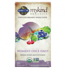 Витаминно-минеральные комплексы MyKind Organics, Women's Once Daily , 30 Vegan Tablets
