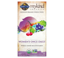 Garden of Life KIND Organics Women's Once Daily 60 веганских таблеток