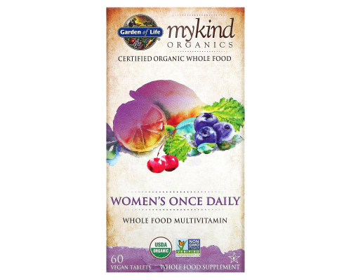 Garden of Life KIND Organics Women's Once Daily 60 веганских таблеток Garden of Life KIND Organics Women's Once Daily 60 веганских таблеток