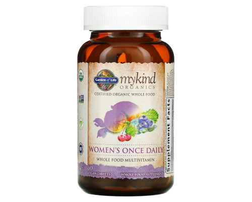 Garden of Life KIND Organics Women's Once Daily 60 веганских таблеток Garden of Life KIND Organics Women's Once Daily 60 веганских таблеток