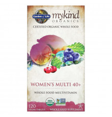 Garden of Life Women's Multi 40+ цельнопищевые мультивитамины 120 веганских таблеток