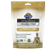 Garden of Life Dr. Formulated Добавка Органического волокна Чистый Безвкусный Порошок 6.8 унции (192 г)