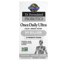 Garden of Life, Dr. Formulated Probiotics, Once Daily Ultra, 90 Billion, 30 Vegetarian Capsules (Ice)