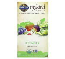 Garden of Life, mykind Organics, B-Complex, 30 Vegan Tablets