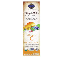 Garden of Life, mykind Organics, Vitamin C Organic Spray, Orange-Tangerine, 2 fl oz (58 ml)