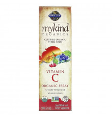 Garden of Life, mykind Organic, Vitamin C Organic Spray, Cherry-Tangerine, 2 fl oz (58 ml)