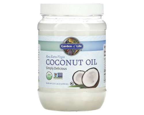 Garden of Life, Raw Extra Virgin Coconut Oil, 29 fl oz (858 ml) Garden of Life, Raw Extra Virgin Coconut Oil, 29 fl oz (858 ml)