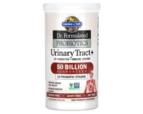 Garden of Life, Dr. Formulated Probiotics, Urinary Tract+, Shelf Stable, 60 Veggie Capsules Garden of Life, Dr. Formulated Probiotics, Urinary Tract+, Shelf Stable, 60 Veggie Capsules