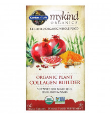 Garden of Life, MyKind Organics, Organic Plant Collagen Builder, 60 Vegan Tablets