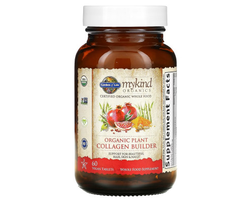 Garden of Life, MyKind Organics, Organic Plant Collagen Builder, 60 Vegan Tablets Garden of Life, MyKind Organics, Organic Plant Collagen Builder, 60 Vegan Tablets