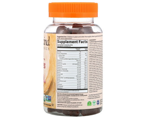 Garden of Life, Mykind Organics, жевательные поливитамины для детей, фруктовый вкус, 120 жевательных мишек Garden of Life, Mykind Organics, жевательные поливитамины для детей, фруктовый вкус, 120 жевательных мишек
