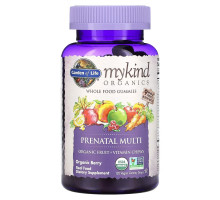 Garden of Life, Mykind Organics, пренатальные мультивитамины, органические ягоды, 120 жевательных конфет