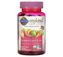 Garden of Life, Mykind Organics, мультивитамин для женщин старше 40 лет, органические ягоды, 120 жевательных конфет