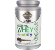 Garden of Life, Sport, Certified Grass Fed Whey, Refuel, Chocolate, 23.7 oz (672 g)