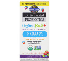 Garden of Life, Dr. Formulated Probiotics Organic Kids+ Shelf Stable, 30 Capsules
