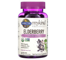 Garden of Life, MyKind Organics, Elderberry, Immune Gummy, 120 Vegan Gummy Drops