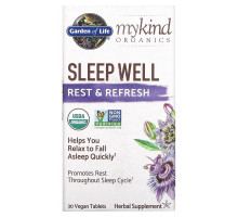 Garden of Life, MyKind Organics, Sleep Well Rest & Refresh, 30 Vegan Tablets