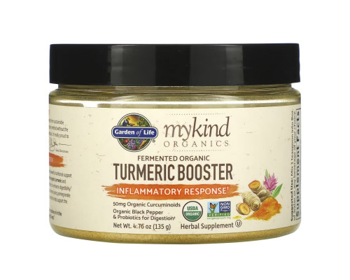 Garden of Life, MyKind Organics, Концентрированная органическая куркума, Воспалительный ответ, 4,76 унц. (135 г) Garden of Life, MyKind Organics, Концентрированная органическая куркума, Воспалительный ответ, 4,76 унц. (135 г)