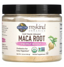 Garden of Life, MyKind Organics, корень маки, органический продукт, Справедливая торговля, повышает уровень энергии, 7,93 унц. (225 г)