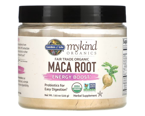 Garden of Life, MyKind Organics, корень маки, органический продукт, Справедливая торговля, повышает уровень энергии, 7,93 унц. (225 г) Garden of Life, MyKind Organics, корень маки, органический продукт, Справедливая торговля, повышает уровень энергии, 7,93 унц. (225 г)