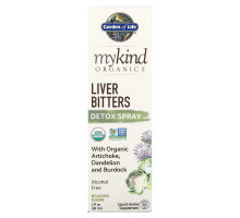 Garden of Life, MyKind Organics, Liver Bitters Detox Spray, Alcohol Free, 2 fl oz (58 ml)