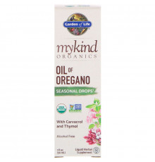 Garden of Life, MyKind Organics, Oil of Oregano Seasonal Drops, 1 fl oz (30 mL)