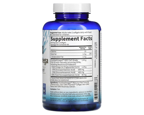 Garden of Life, Dr. Formulated, Advanced Omega, Lemon, 180 Softgels Garden of Life, Dr. Formulated, Advanced Omega, Lemon, 180 Softgels