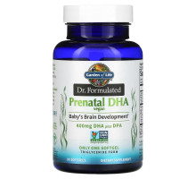 Garden of Life, Dr. Formulated, Vegan Prenatal DHA, 400 mg , 30 Softgels
