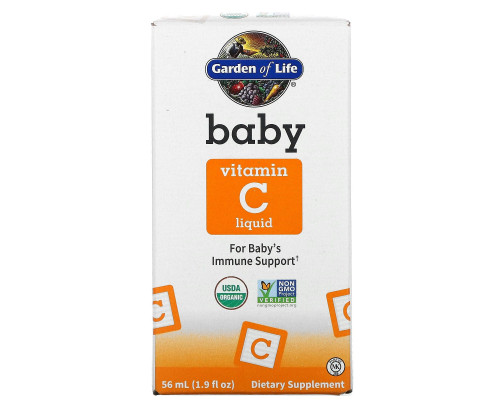 Garden of Life, Baby, Vitamin C Liquid, 1.9 fl oz ( 56 ml) Garden of Life, Baby, Vitamin C Liquid, 1.9 fl oz ( 56 ml)