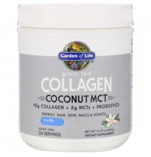 Garden of Life, Grass Fed Collagen, Coconut MCT, Vanilla, 14.39 oz (408 g)