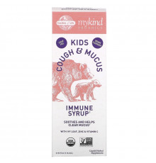 Garden of Life, Mykind Organics, Kids Cough & Mucus, Immune Syrup with Ivy Leaf, Zinc & Vitamin C, 3.92 fl oz (116 ml)