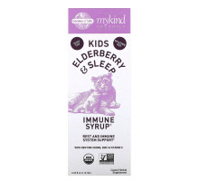 Garden of Life, Mykind Organics, Kids Elderberry & Sleep, Immune Syrup with Bedtime Herbs, Zinc & Vitamin C, 3.92 fl oz ( 116 ml)