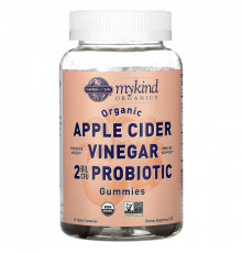 Garden of Life, MyKind Organics, Organic Apple Cider Vinegar Probiotic Gummies, 2 Bil CFU, 60 Vegan Gummies