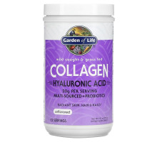 Garden of Life, Wild Caught & Grass Fed Collagen, Hyaluronic Acid, Unflavored, 9.52 oz (270 g)